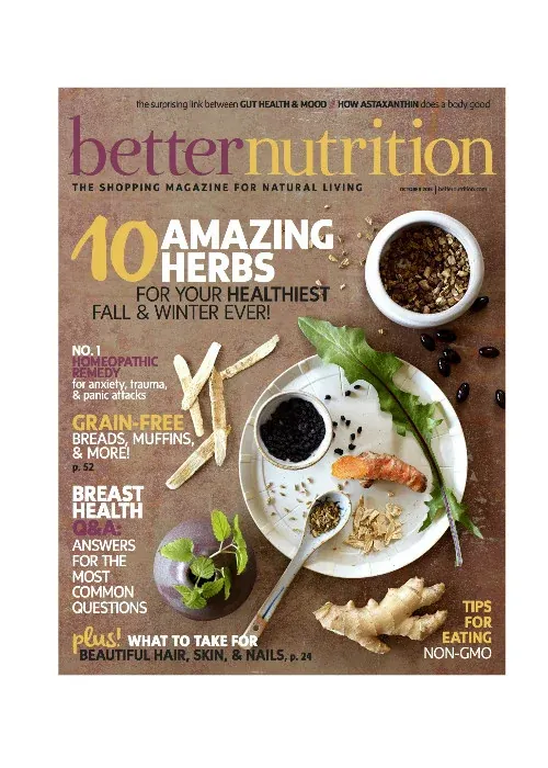 Better Nutrition: Herbs for Fall and Winter